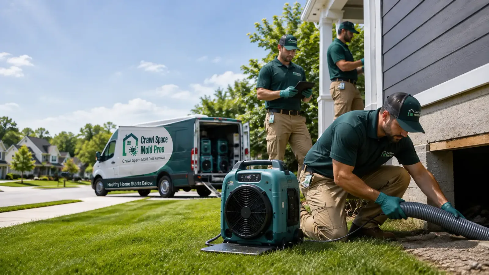 Crawl Space Mold Removal in Randolph, WI